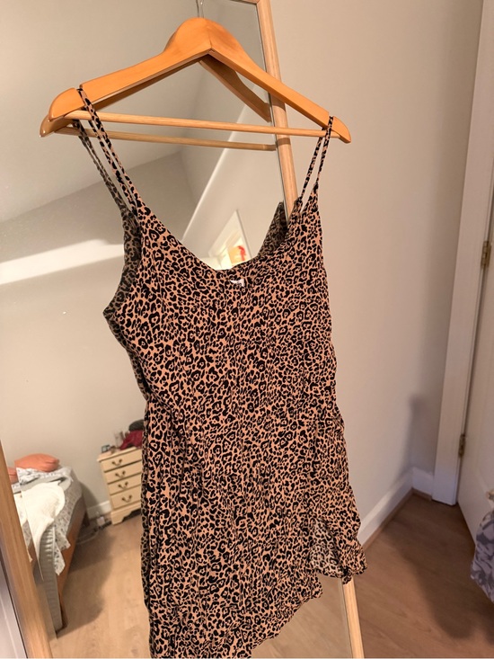 Reformation Tops - Reformation Leopard Print Cami in Brown and Black